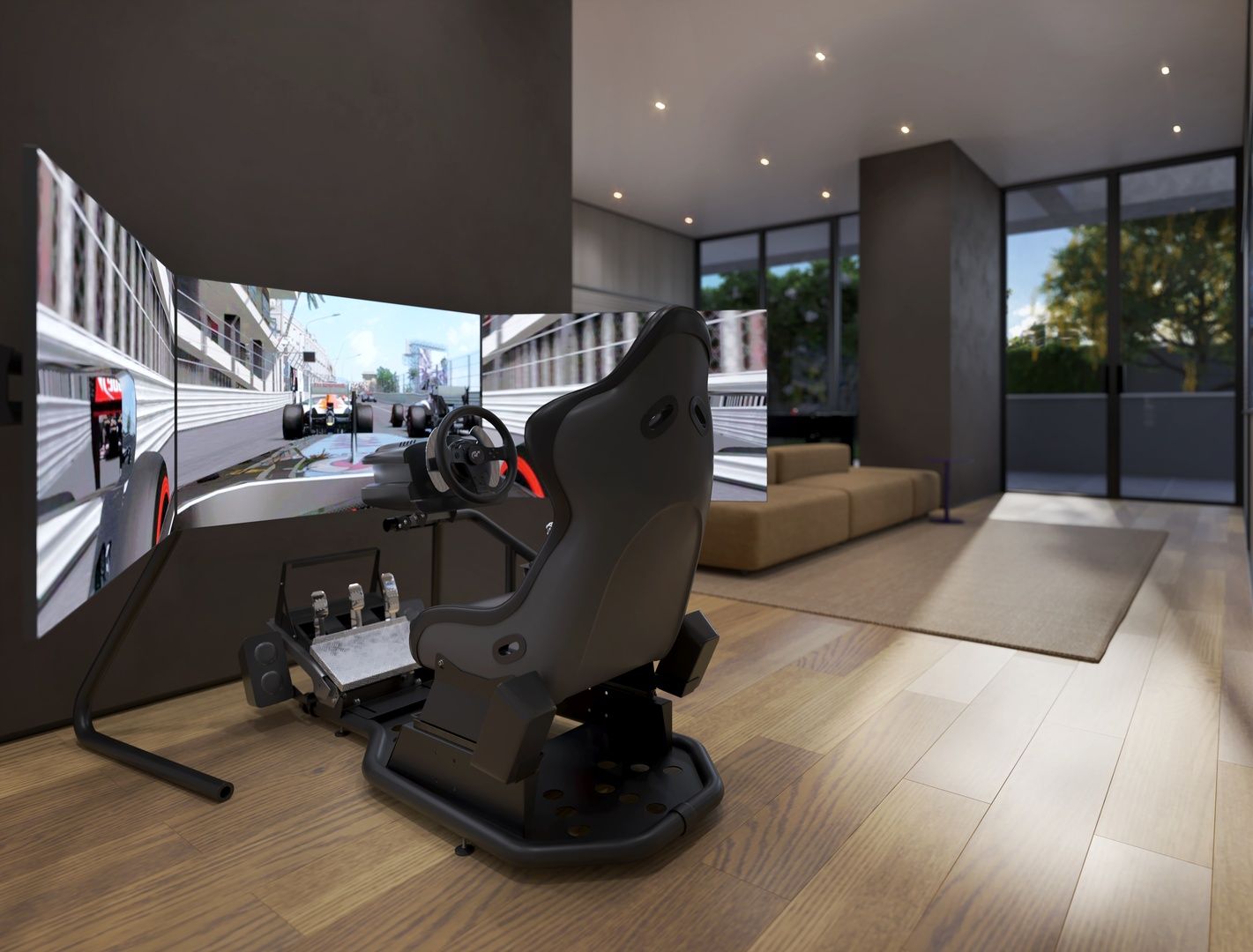 simulador formula 1 riio by piero lissoni