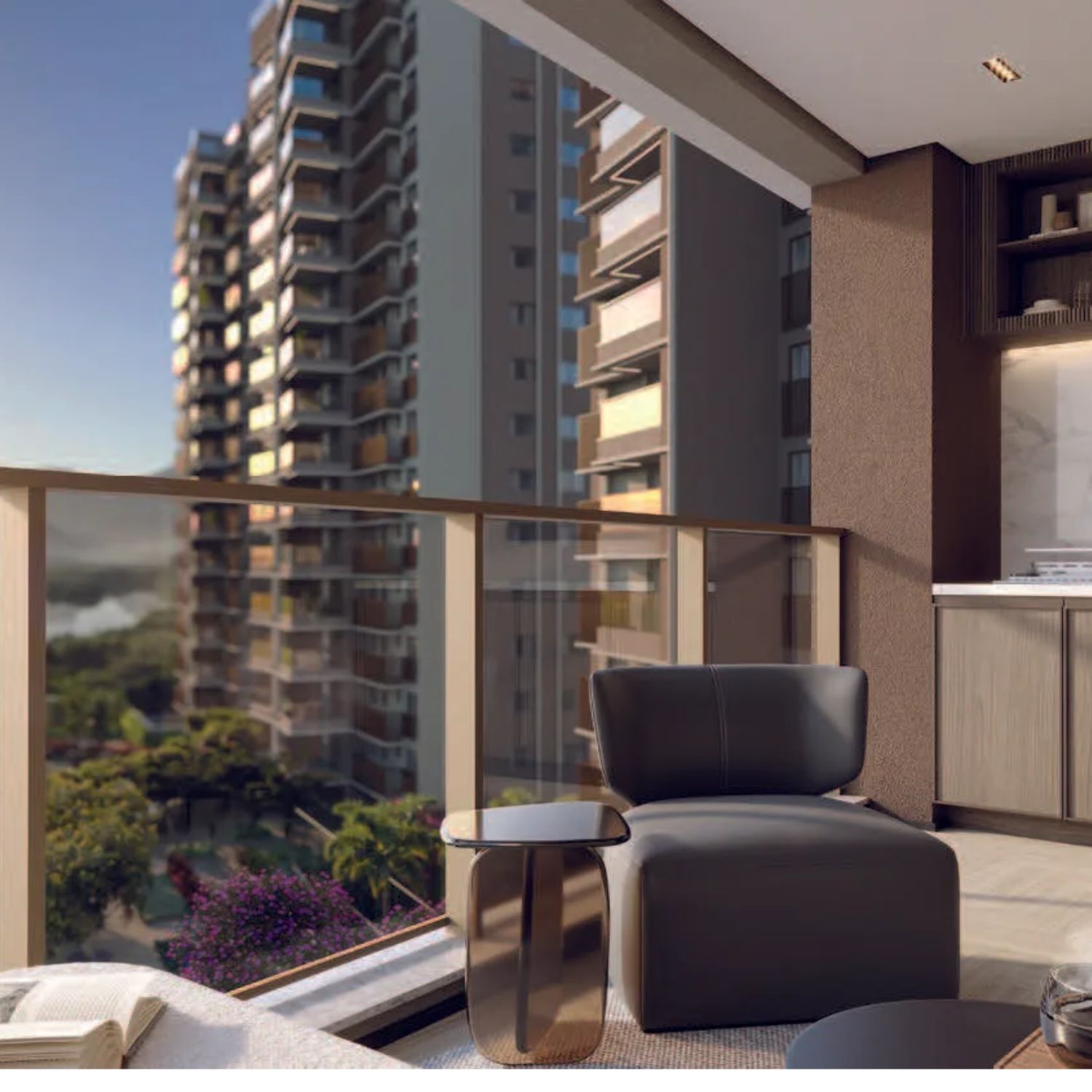Endless Península: Apartamentos e Coberturas de 2 a 4 Qts 2 varanda Endless Peninsula 2 a 4 quartos